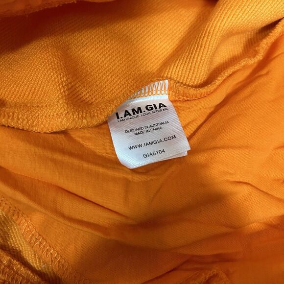 I.AM.GIA Women’s Kasen Pant High Waisted Jogger Sweatpants Orange Womens Size XS - Picture 5 of 8